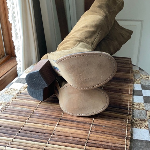 Brown Suede OTK Boots - Picture 7 of 11